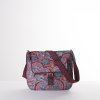 Oilily Helena Paisley M Shoulder Bag květovaná kabelka 27 cm Port