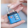 TravelBlue TB037 bezpečnostní TSA kódový zámek na zavazadla, modrý