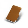 Mondraghi Elegance mini peněženka RFID kůže / hliník Caramel