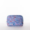 Oilily Flower Festival M Cosmetic Bag kosmetická taštička 26,5 cm Dusk Blue