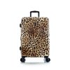 Heys Brown Leopard M cestovní kufr TSA 66 cm 87 l