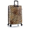 Heys Brown Leopard L cestovní kufr TSA 76 cm 133 l