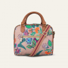 Oilily Sonate Handbag květovaná kabelka 30 cm Walnut