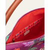 Oilily Sonate M Shoulder Bag květovaná kabelka 33 cm Raspberry