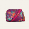 Oilily Sonate S Shoulder Bag květovaná kabelka 24 cm Raspberry