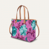 Oilily Peony Handbag květovaná kabelka 29 cm Violet