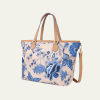 Oilily Sits Icon Haley Handbag květovaná kabelka 29 cm Blue