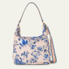 Oilily Sits Icon Mary Shoulder Bag květovaná kabelka 27 cm Blue