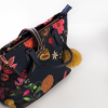 Oilily Winter Bouquet Handbag květovaná kabelka 28 cm Navy Night