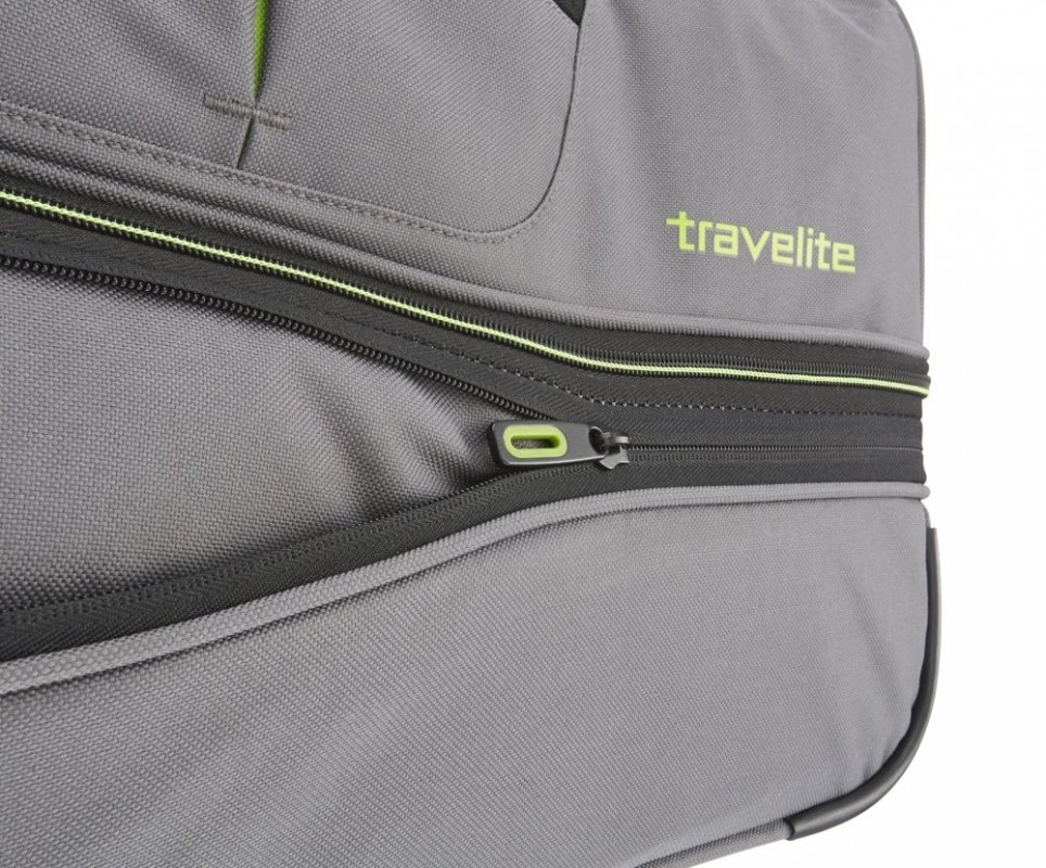 Travelite Basics Wheeled duffle S Grey/green