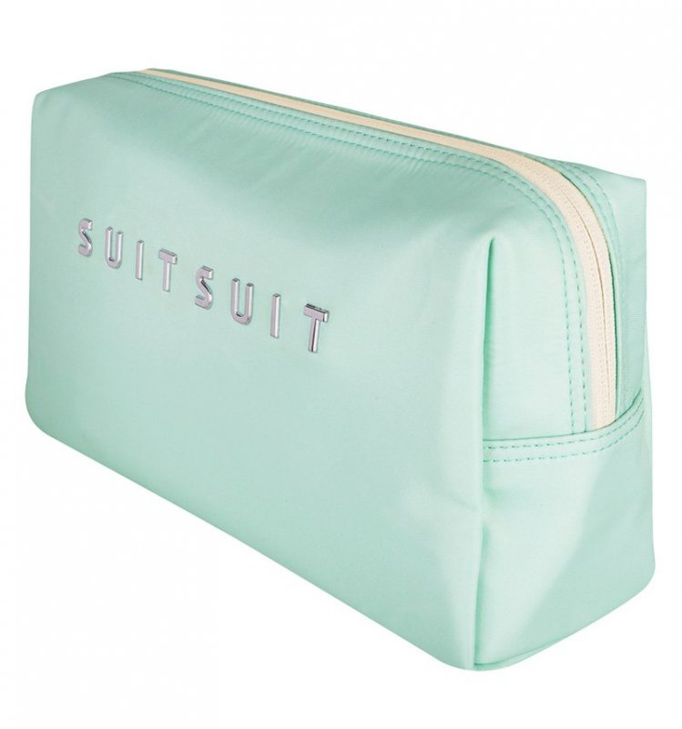 SUITSUIT Toiletry Bag Deluxe Luminous Mint cestovní toaletní / kosmetická taška 25x15x8 cm