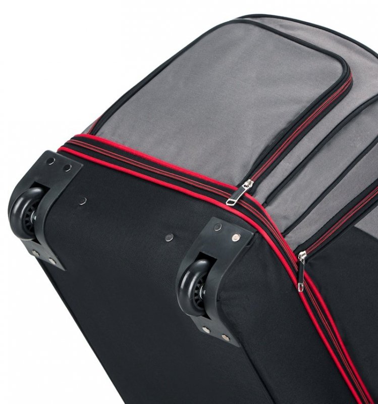Azure Sirocco T-7554 L cestovní taška 101 l černá/šedá/červená