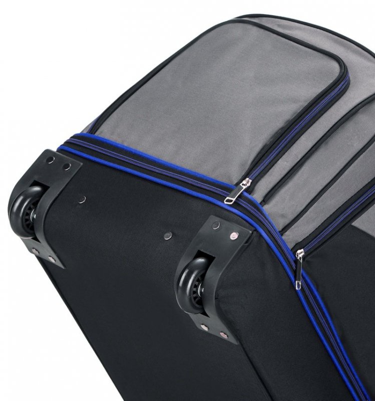 Azure Sirocco T-7554 L cestovní taška 101 l černá/šedá/modrá
