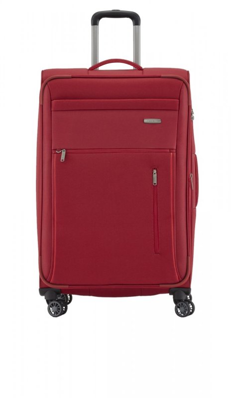 Travelite Capri 4w L cestovní kufr TSA 76 cm 98/111 l Red