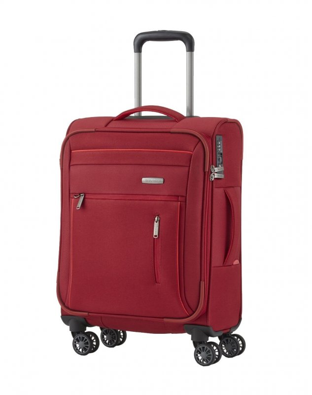 Travelite Capri 4w S palubní cestovní kufr TSA 55 cm 38 l Red