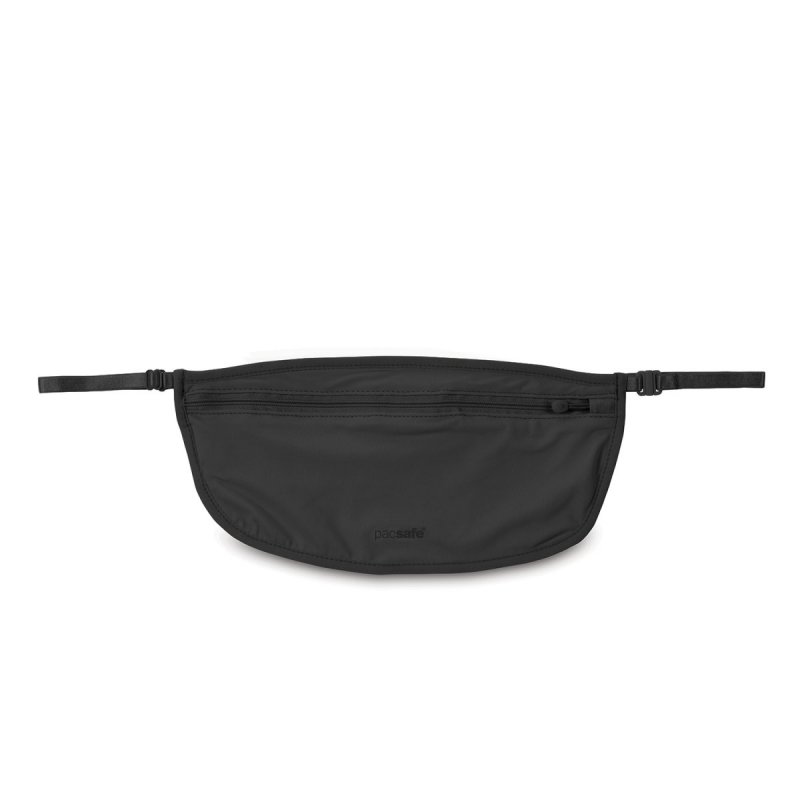Pacsafe Coversafe S100 Black dámská skrytá bezpečnostní kapsa černá