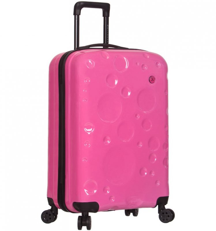 Azure Sirocco T-1194 S palubní kufr TSA 56 cm Pink