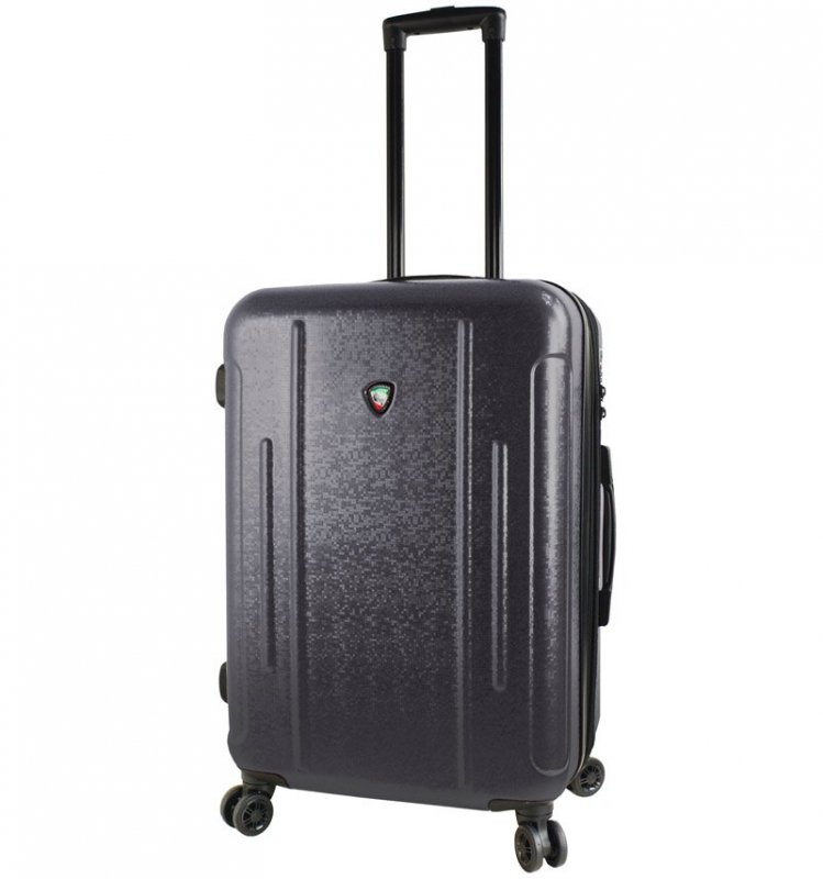 Mia Toro M1239 Manta M Black cestovní kufr na 4 kolečkách TSA 67 cm 66-82 l