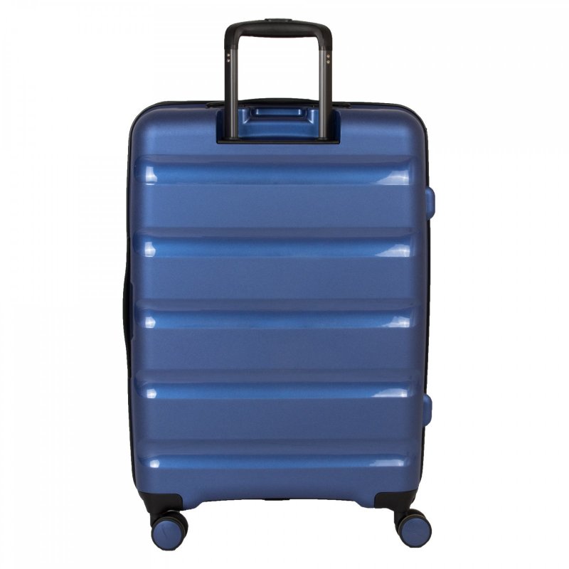 Heys Metallix M elegantní cestovní kufr Duraflex TSA 66cm 88 l Cobalt Blue
