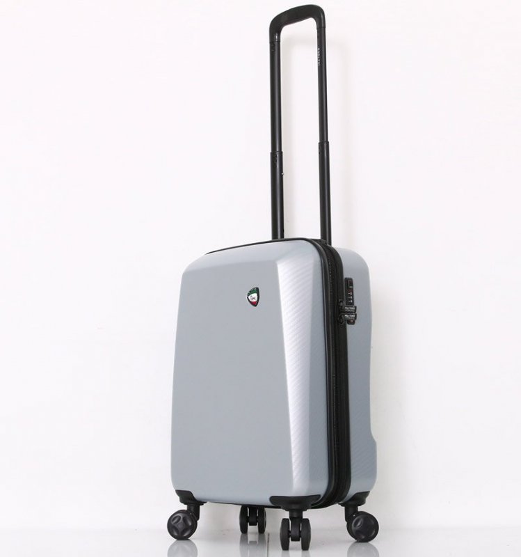 Mia Toro M1713/3-S Torino cestovní kufr TSA 58 cm 38-48 l Silver