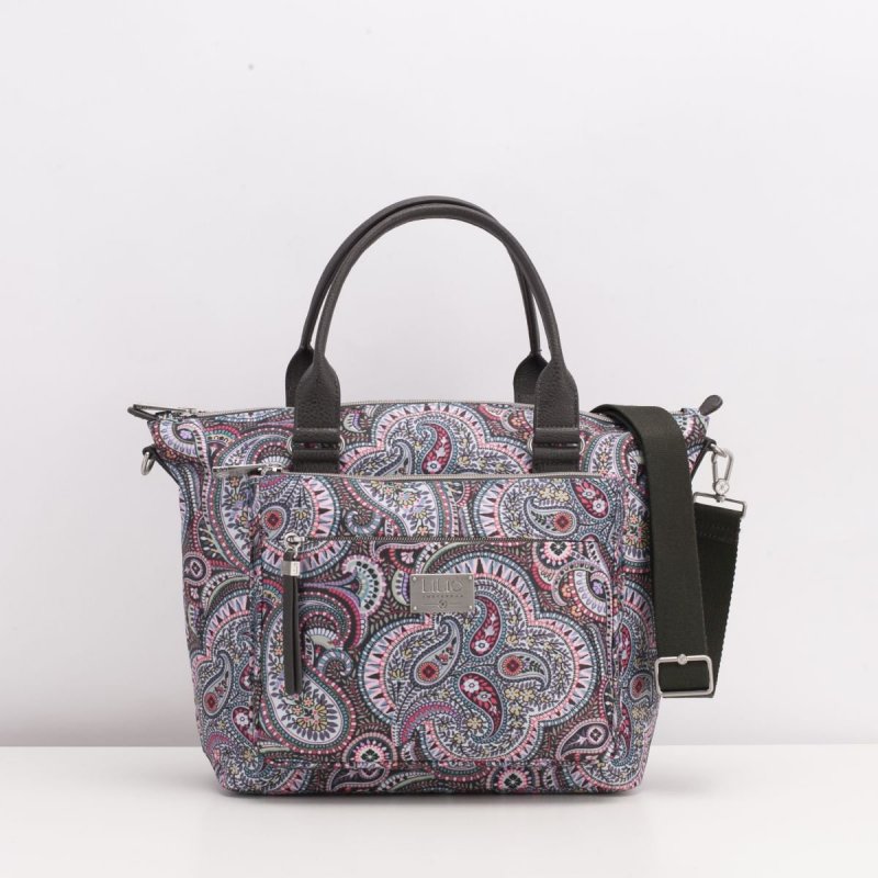 LiLiÓ Paisley Park Handbag elegantní kabelka 28 cm Sage