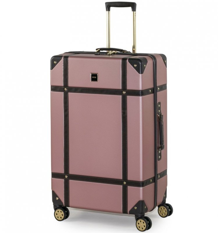 ROCK Vintage L cestovní kufr TSA 78 cm Pink