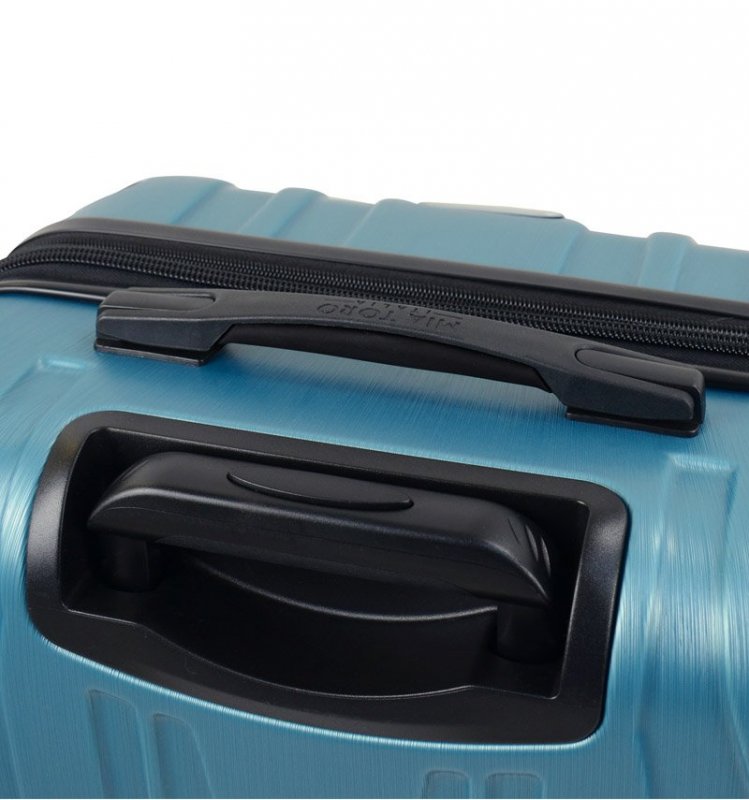 Mia Toro M1525/3-L Ferro cestovní kufr TSA 75 cm 95-119 l Slate Blue