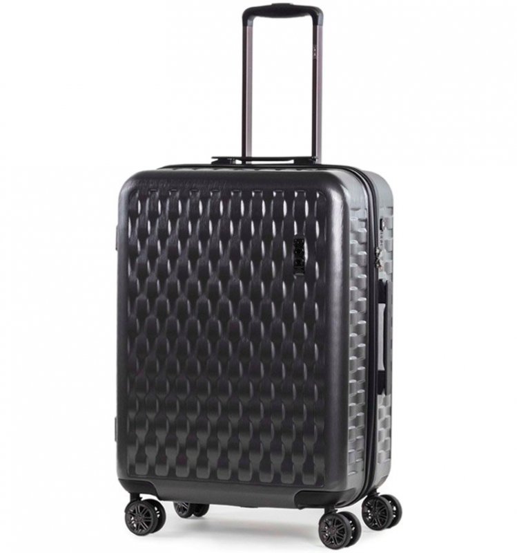 ROCK Allure M cestovní kufr TSA 65 cm Charcoal