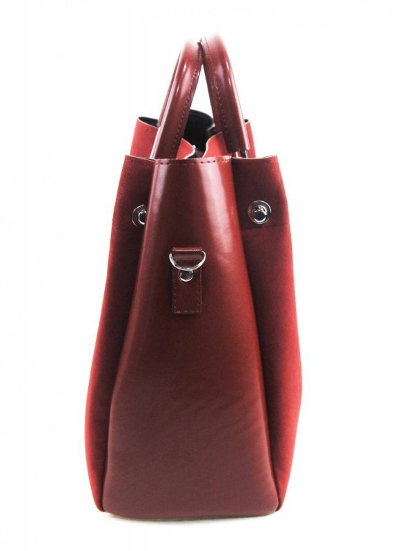GROSSO S728 elegantní kabelka červeno-bordová