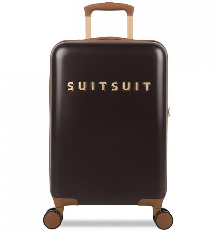 SUITSUIT Fab Seventies Classic S palubní kufr TSA 55 cm Espresso Black