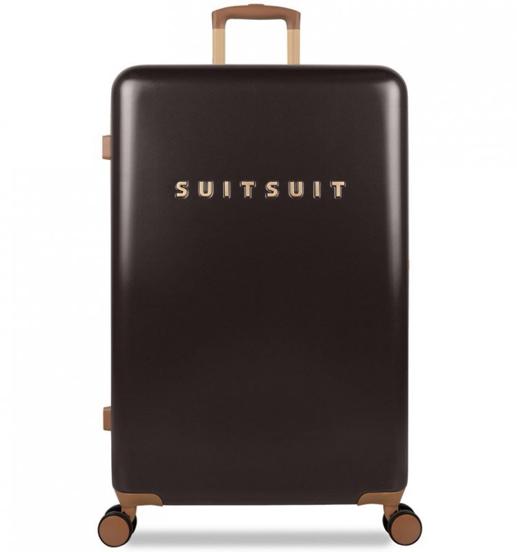 SUITSUIT Fab Seventies Classic L cestovní kufr TSA 77 cm Espresso Black