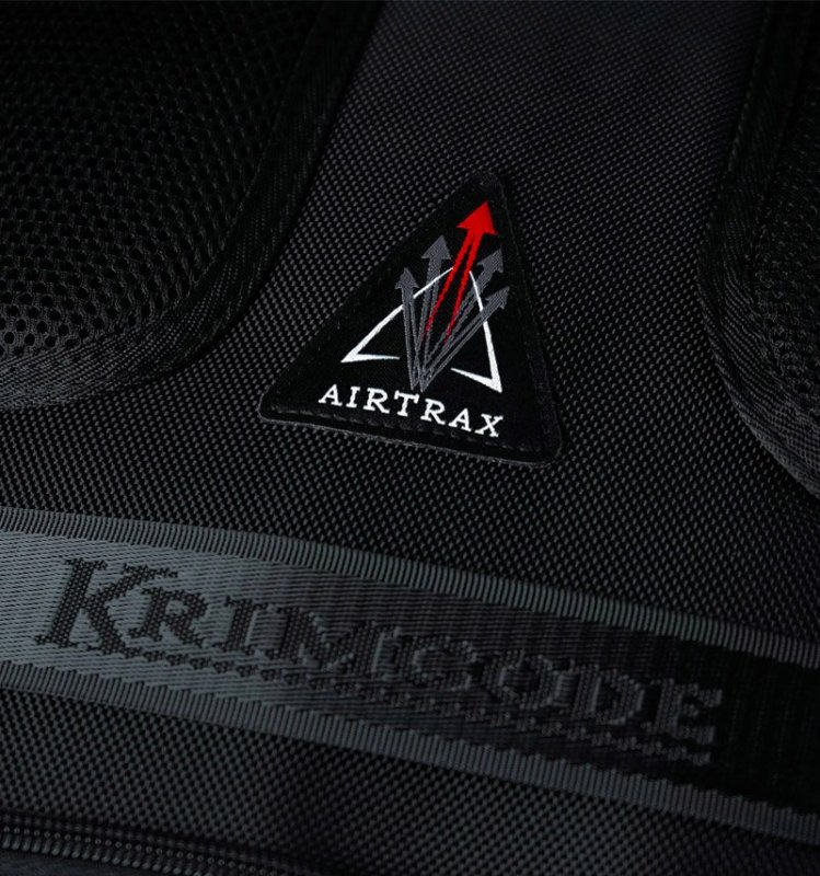 Krimcode Smart Casual Leather Logo batoh na 15,6" NB 36 l Black
