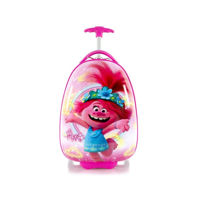 Heys Kids 2w dětský cestovní kufr 46 cm Trolls Pink