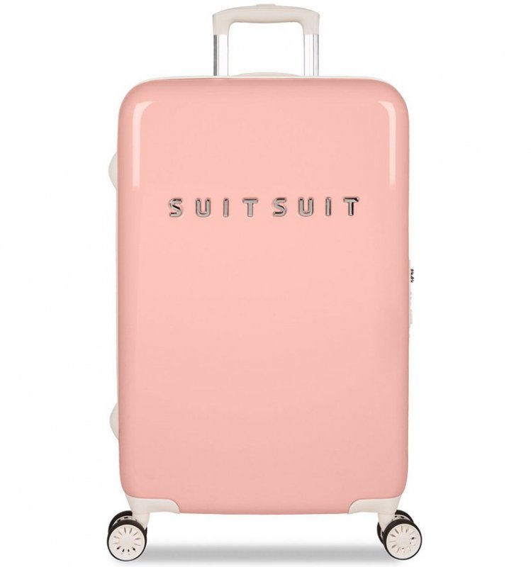 Levně Cestovní kufr SUITSUIT® TR-1202/3-M - Fabulous Fifties Papaya Peach