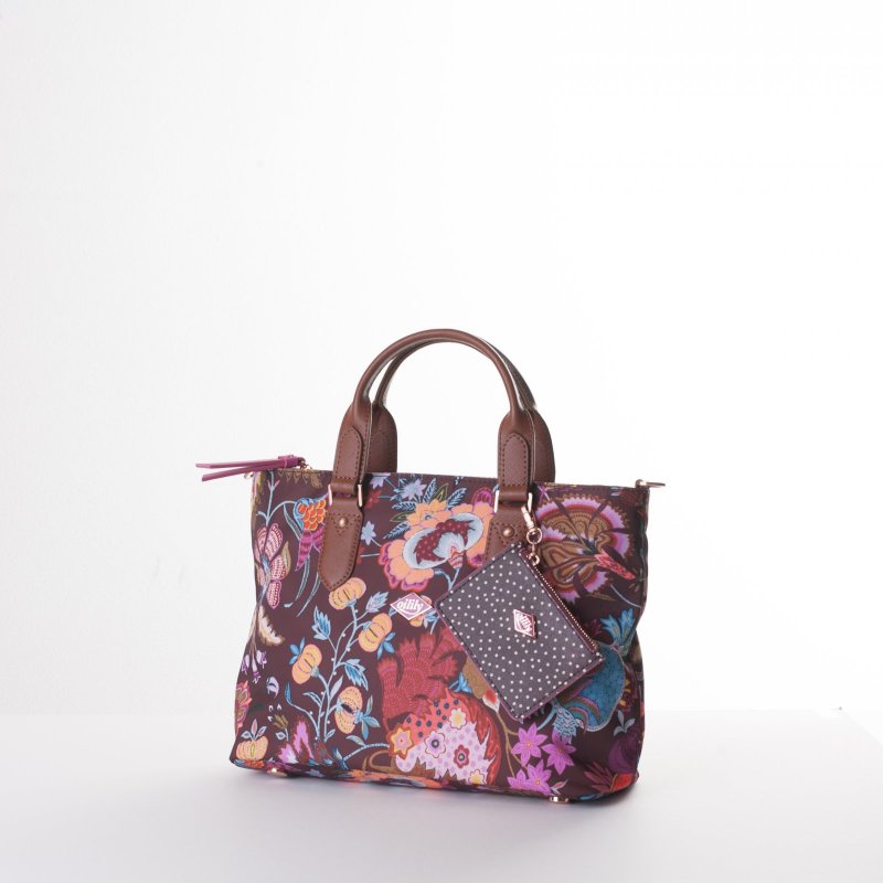 Oilily Amelie Sits Handbag květovaná kabelka 28 cm Port