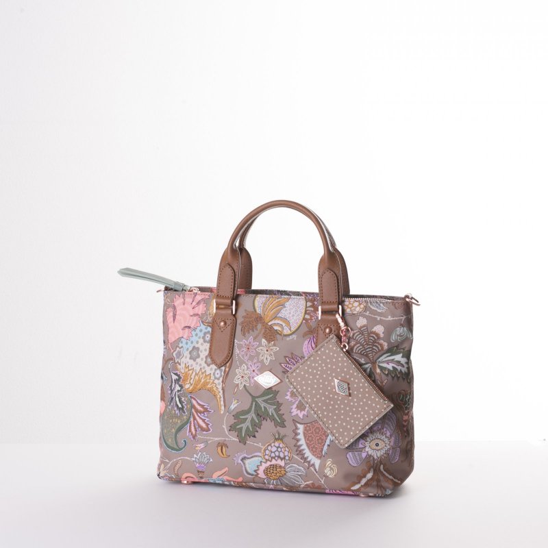 Oilily Amelie Sits Handbag květovaná kabelka 28 cm Elmwood