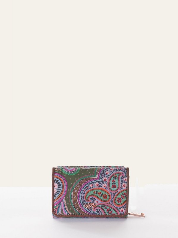 Oilily Helena Paisley Wallet dámská peněženka 14 cm Cypres