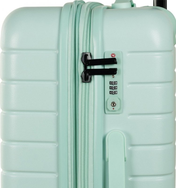 ROCK TR-0214 Novo M cestovní kufr TSA 69 cm - světle zelený