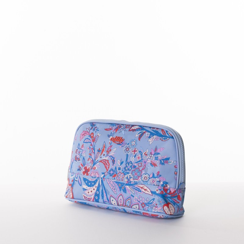 Oilily Flower Festival M Cosmetic Bag 26,5 cm Dusk Blue