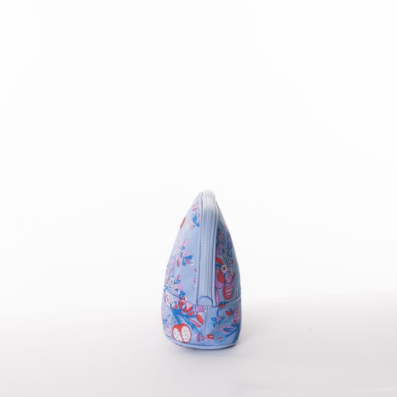 Oilily Flower Festival M Cosmetic Bag kosmetická taštička 26,5 cm Dusk Blue
