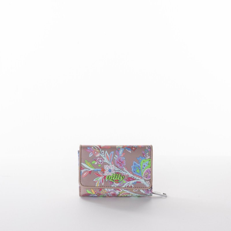 Oilily Flower Festival Wallet dámská peněženka 14 cm Sand Beach