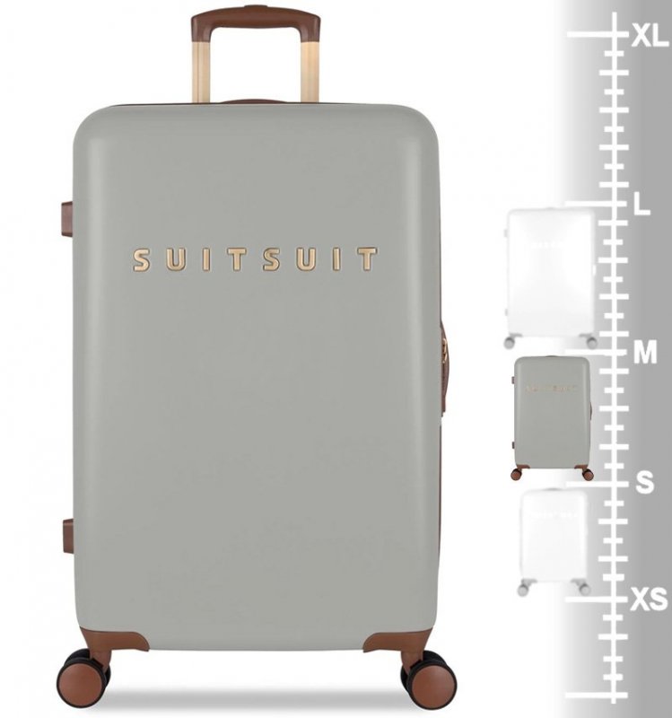 SUITSUIT Fab Seventies M cestovní kufr TSA 67 cm Limestone