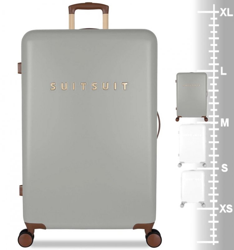 SUITSUIT Fab Seventies L cestovní kufr TSA 77 cm Limestone