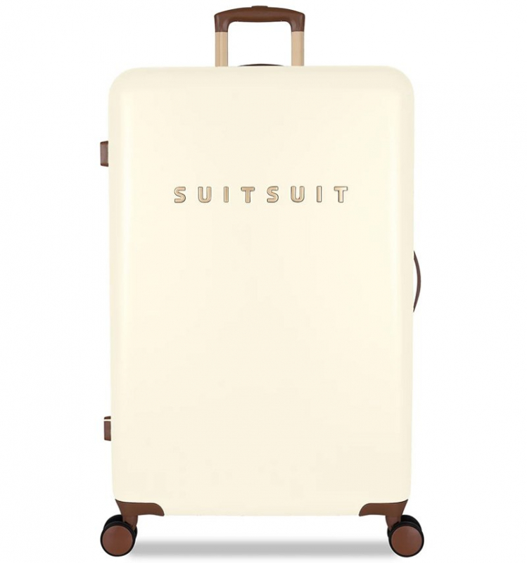 SUITSUIT Fab Seventies L cestovní kufr TSA 77 cm Antique White