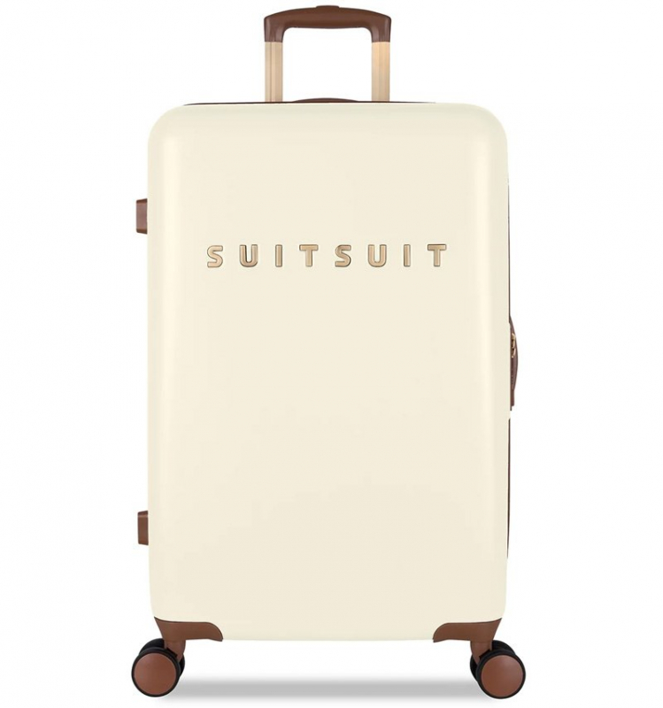 SUITSUIT TR-7181 Fab Seventies M cestovní kufr TSA 67 cm Antique White