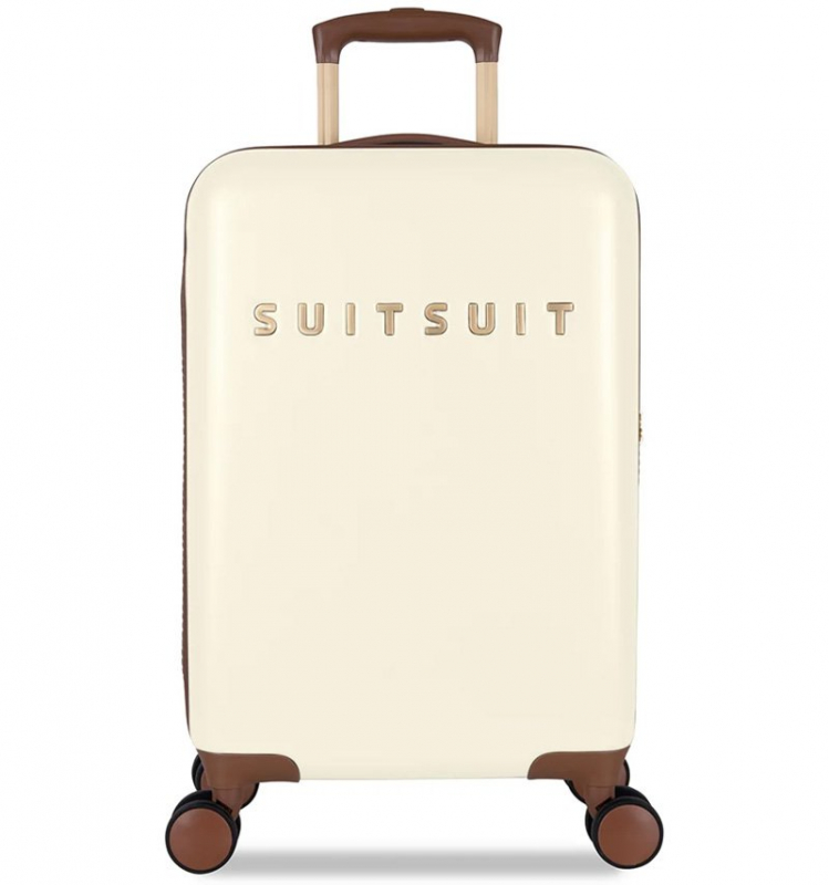 SUITSUIT TR-7181 Fab Seventies S palubní kufr TSA 55 cm Antique White