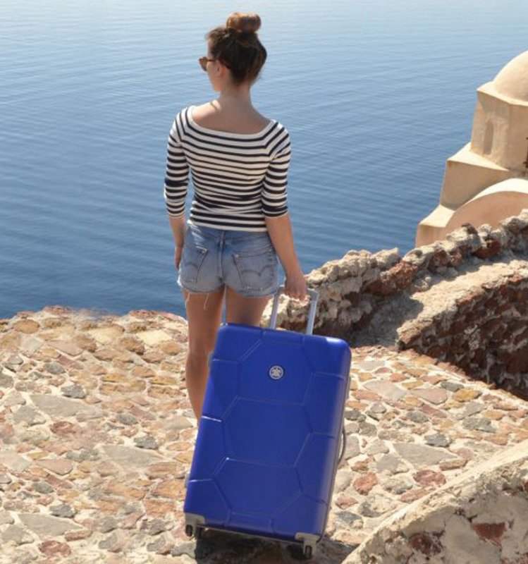 SUITSUIT Caretta S Dazzling Blue palubní kufr na 4 kolečkách 55 cm
