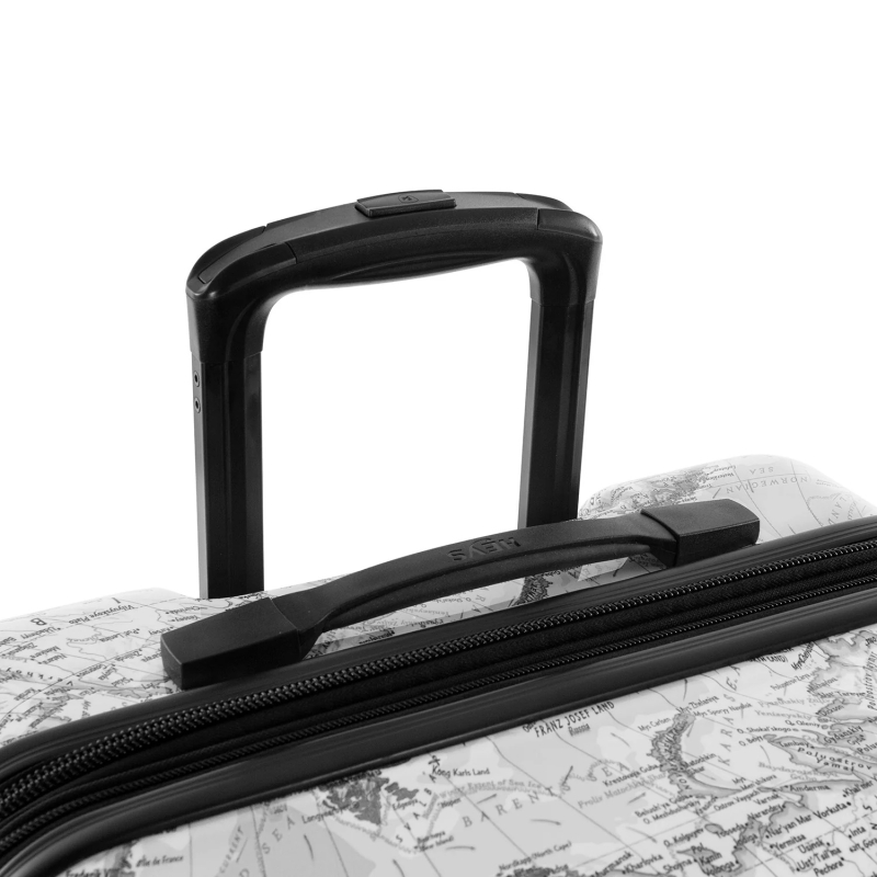Heys Journey 3G L cestovní kufr TSA 76 cm 127 l Black/White Map