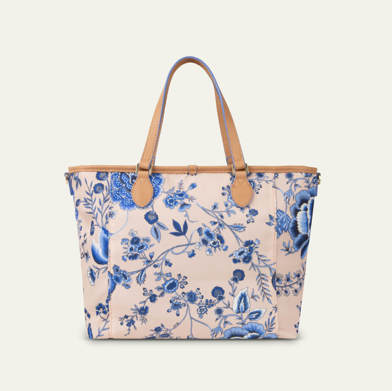 Oilily Sits Icon Haley Handbag květovaná kabelka 29 cm Blue