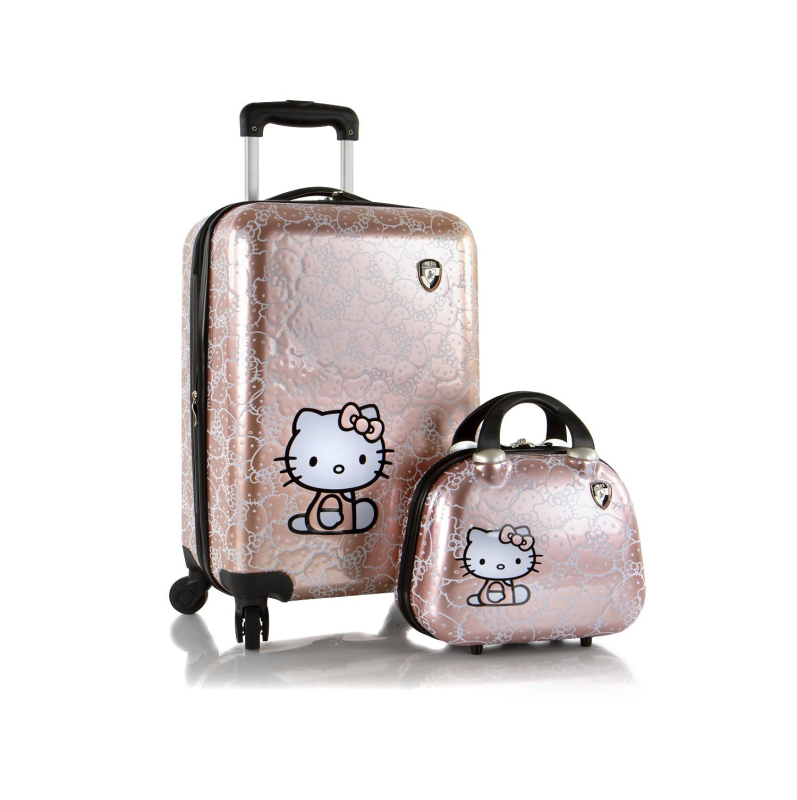 Heys Kids Hello Kitty Metallic sada 4w kufru 53 cm a kufříku